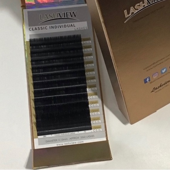 2 LASHVIEW Eyelash Extensions Classic Individuals - Picture 3 of 3